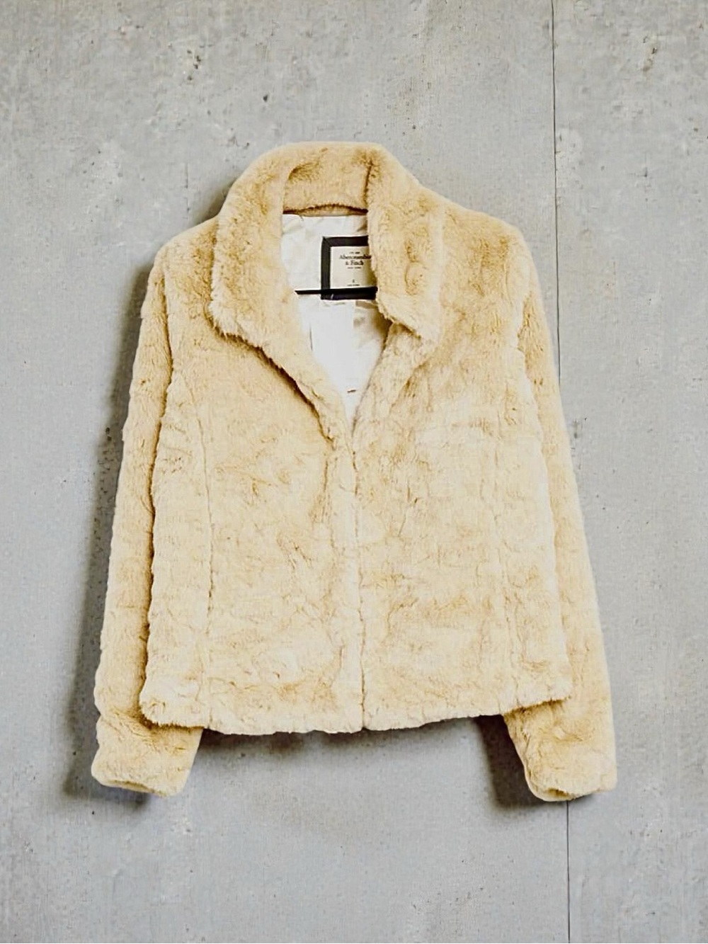 Abercrombie & Fitch faux fur jacket